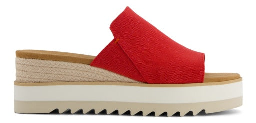 Toms Diana Mule Red