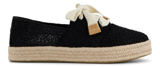 Toms Carolina Lace Up Black
