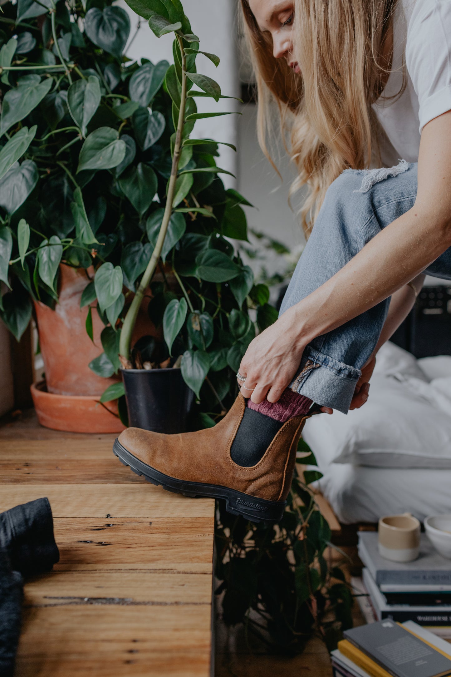 Blundstone Original Series 1911, Tobacco Waxed Sue (Unisex)de