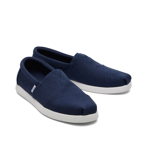 Toms Alp Fwd Navy Recycled Cotton Canvas