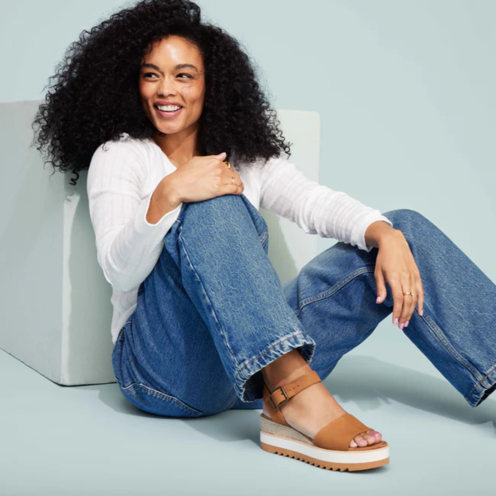 Toms Diana Tan Leather