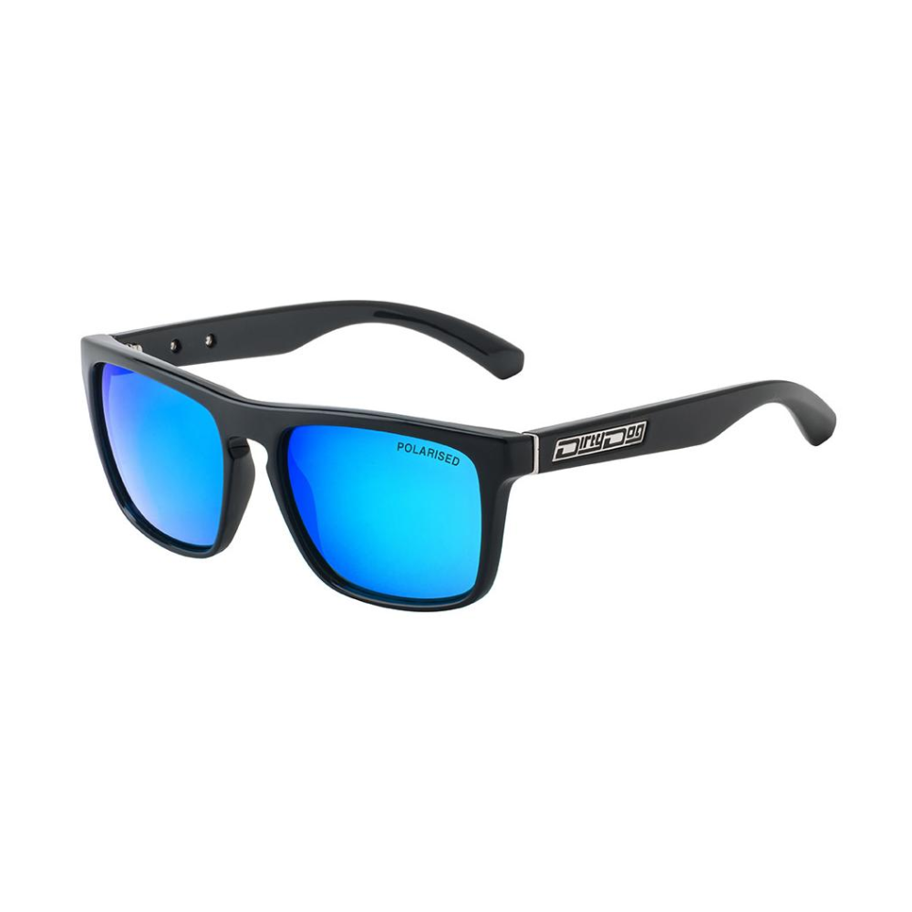 Dirty Dog Monza Black-Green| IceBlue Mirror Polarised