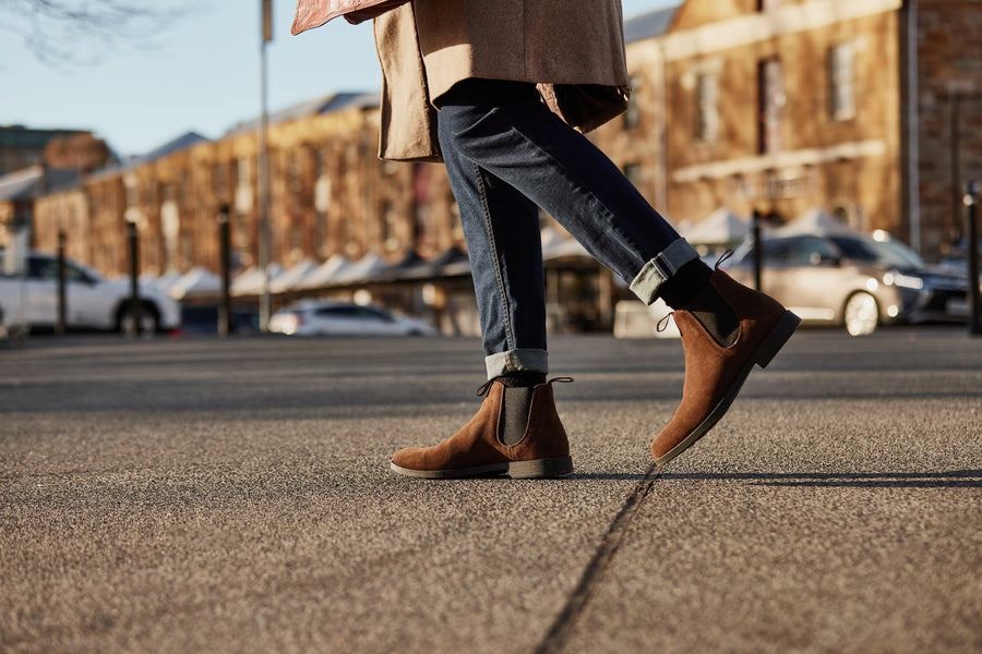 Blundstone Ankle Boot 2391, Brown Suede (Herre)