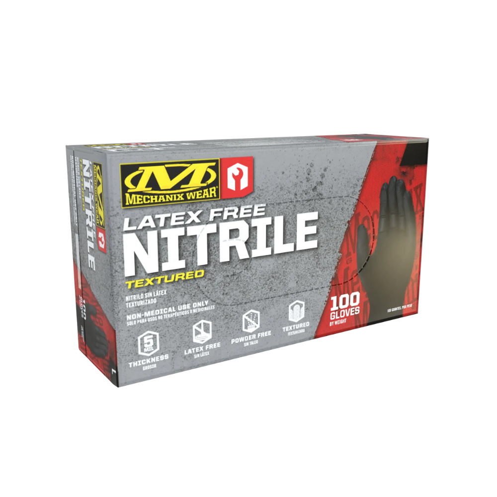 Mechanix Nitrile hansker, Latex Free - (100 pk)
