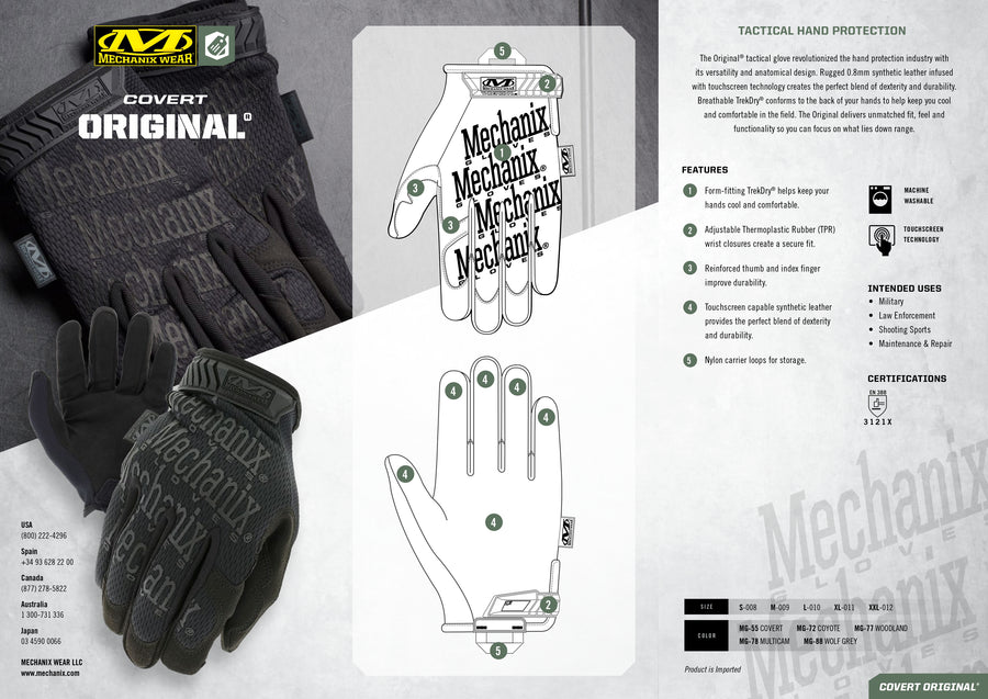 Mechanix Original® Covert hansker