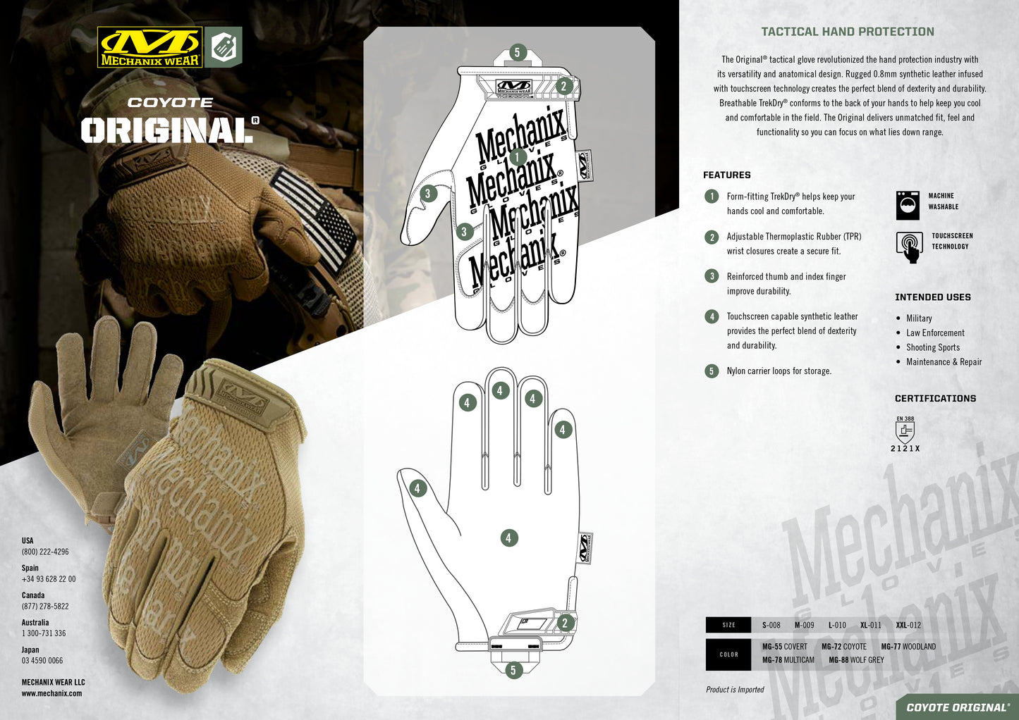 Mechanix The Original® Coyote