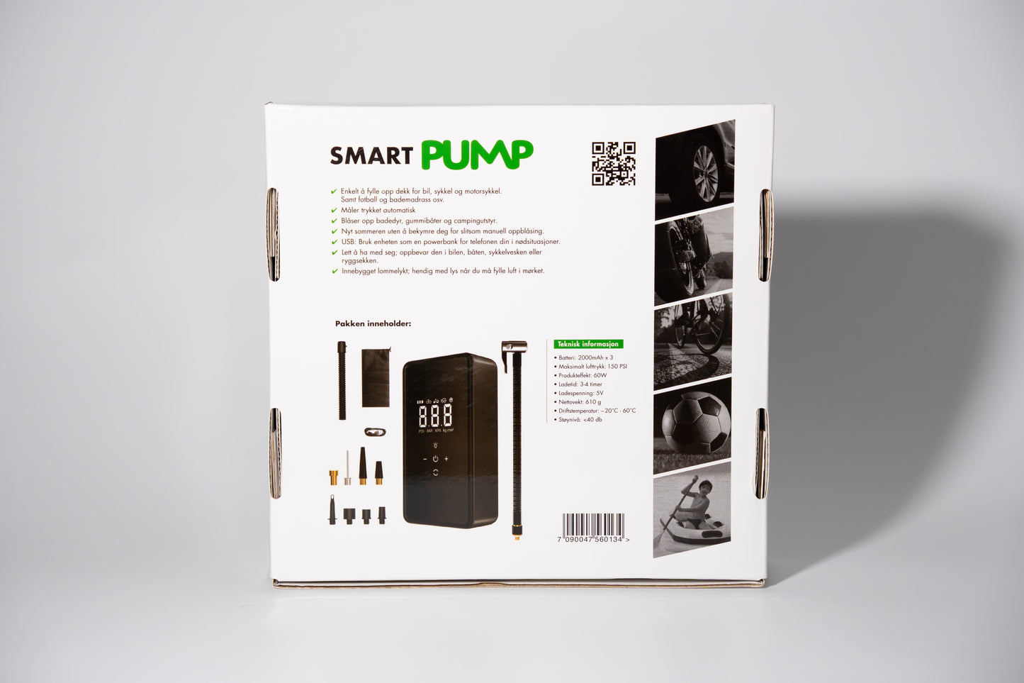 SmartPump Elektrisk luftpumpe
