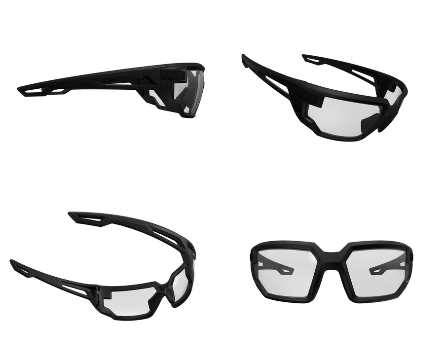 Mechanix Tactical Type-X | Black Frame | Clear Lens