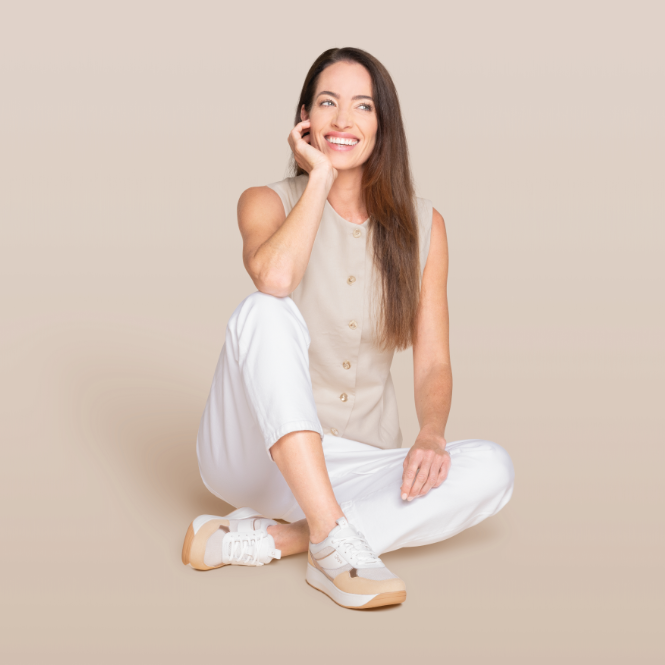 Joya Alegra beige-white (Dame)
