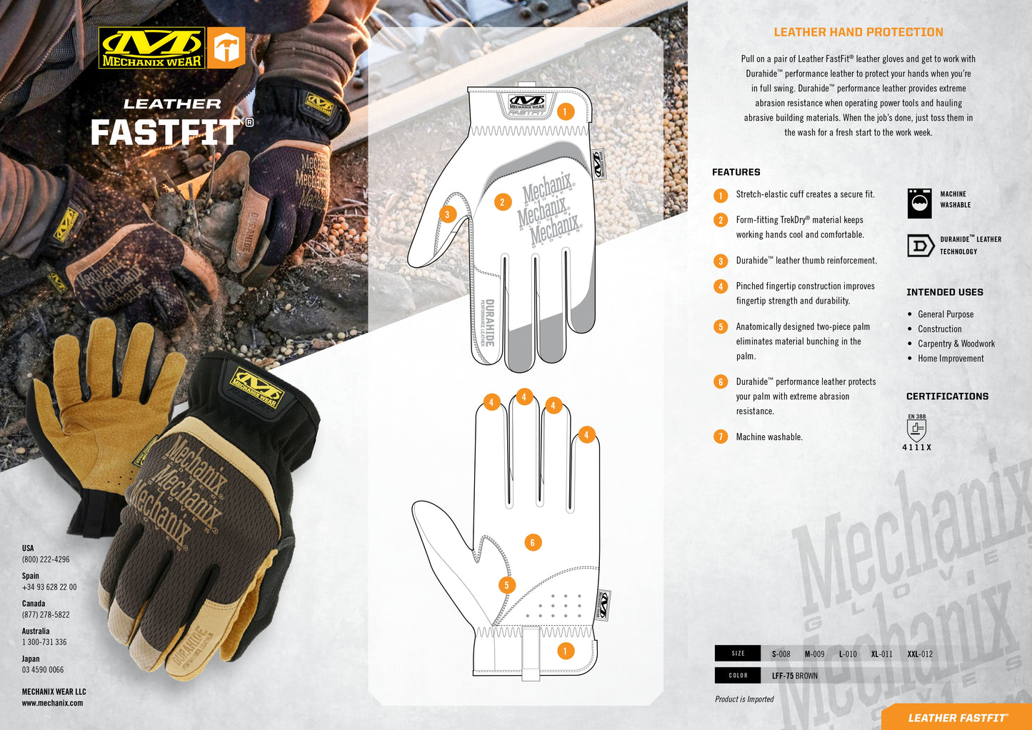Mechanix Leather FastFit®