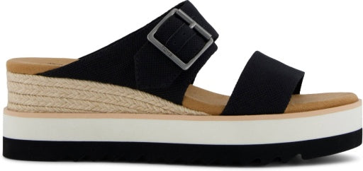 Toms Diana Mule Buckle Black