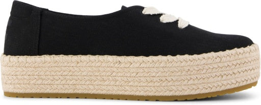 Toms Valencia Lace Up Black