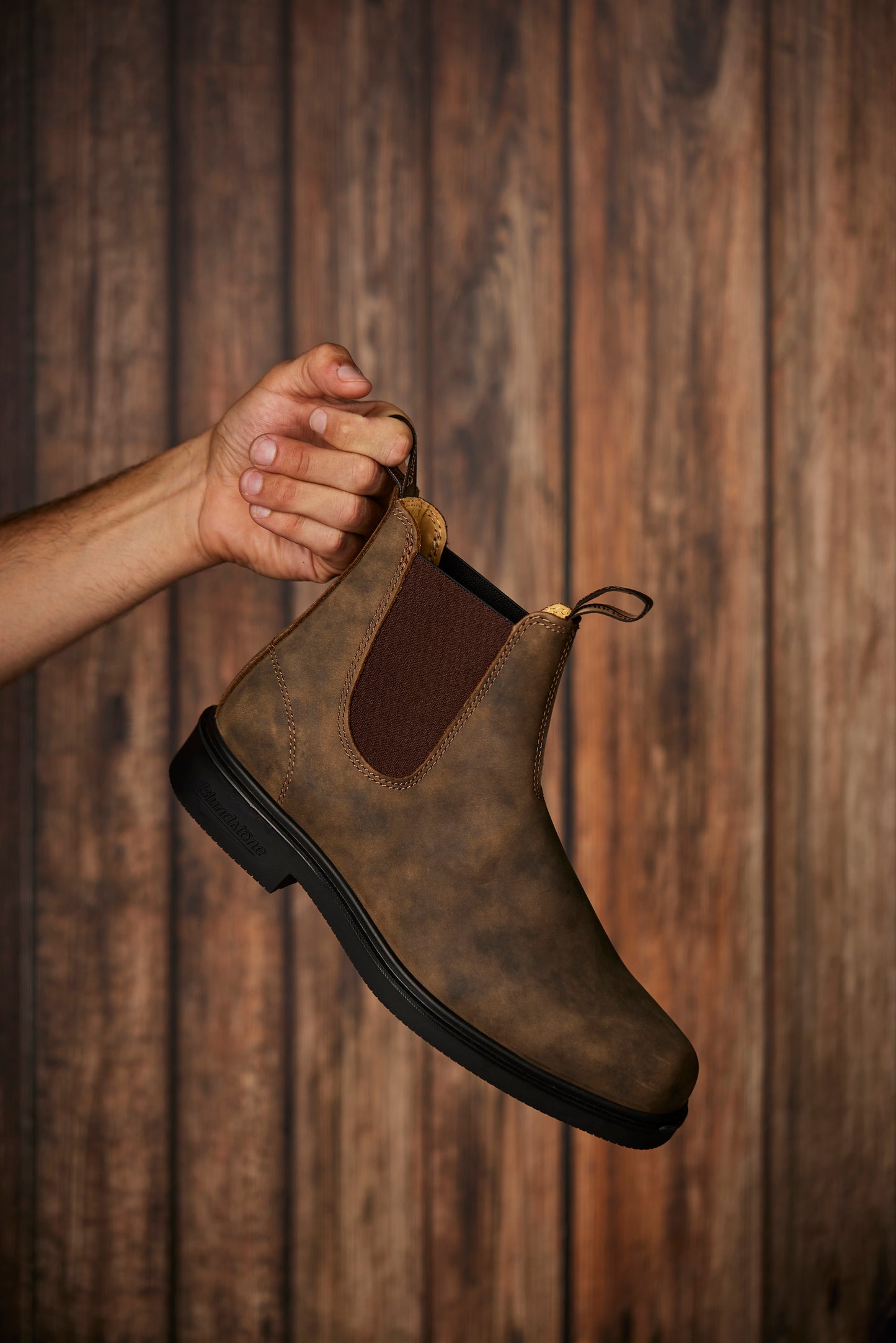 Blundstone Dress Boot 1306, Rustic Brown (Unisex)