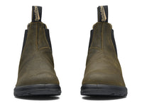 Blundstone Original Series 1615, Dark Olive Waxed Suede (Unisex)