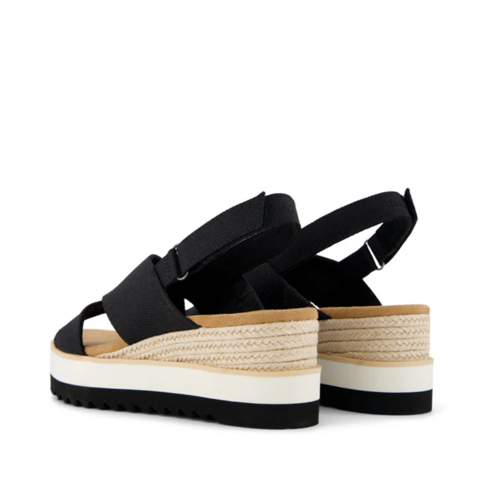 Toms Diana Crossover Black Canvas