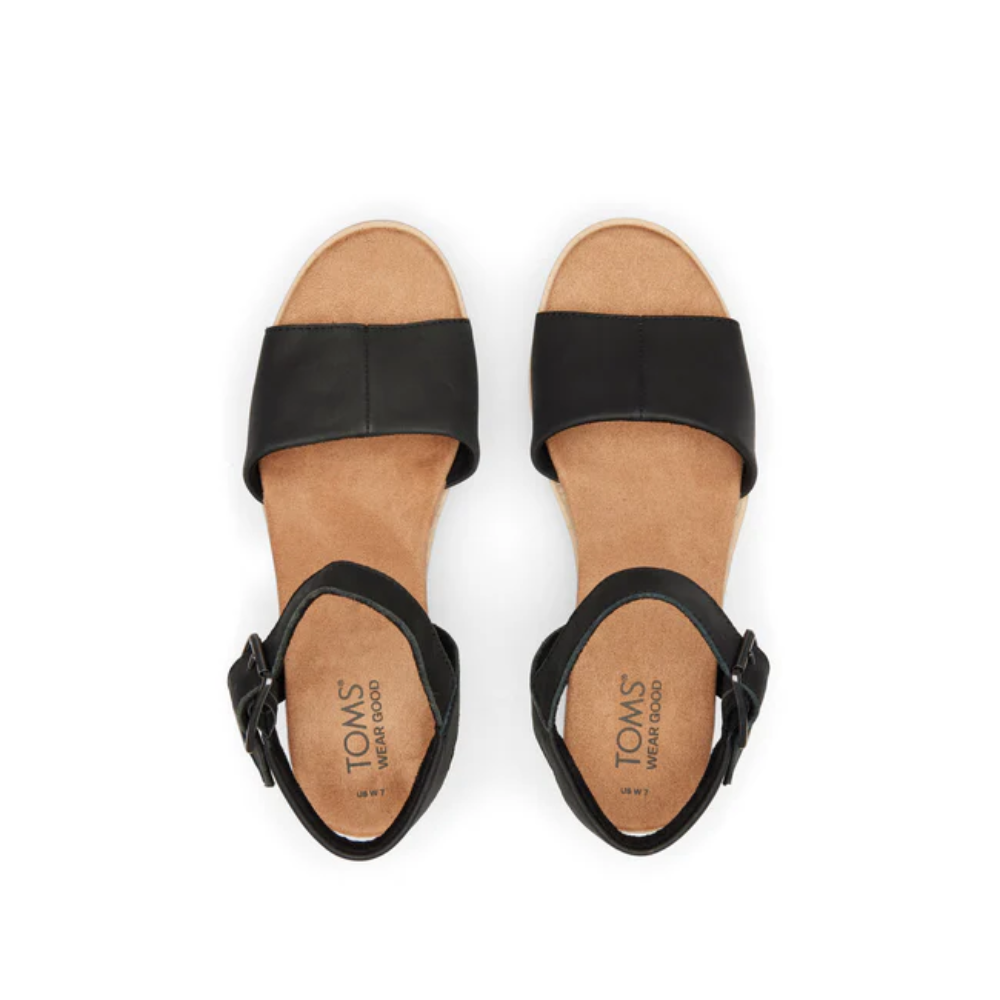 Toms Diana Black Leather