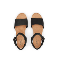 Toms Diana Black Leather (Dame)