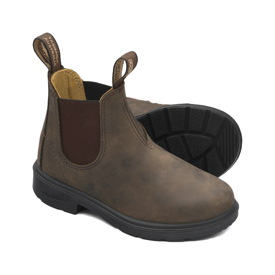 Blundstone Kids Boots 565, Rustic Brown (Unisex)