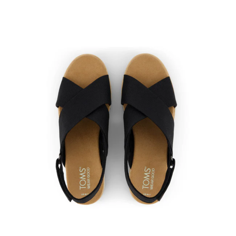 Toms Diana Crossover Black Canvas