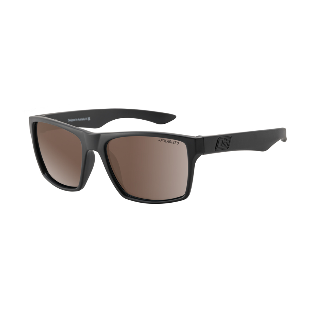 Dirty Dog Vendetta Satin Black-Brown Polarised