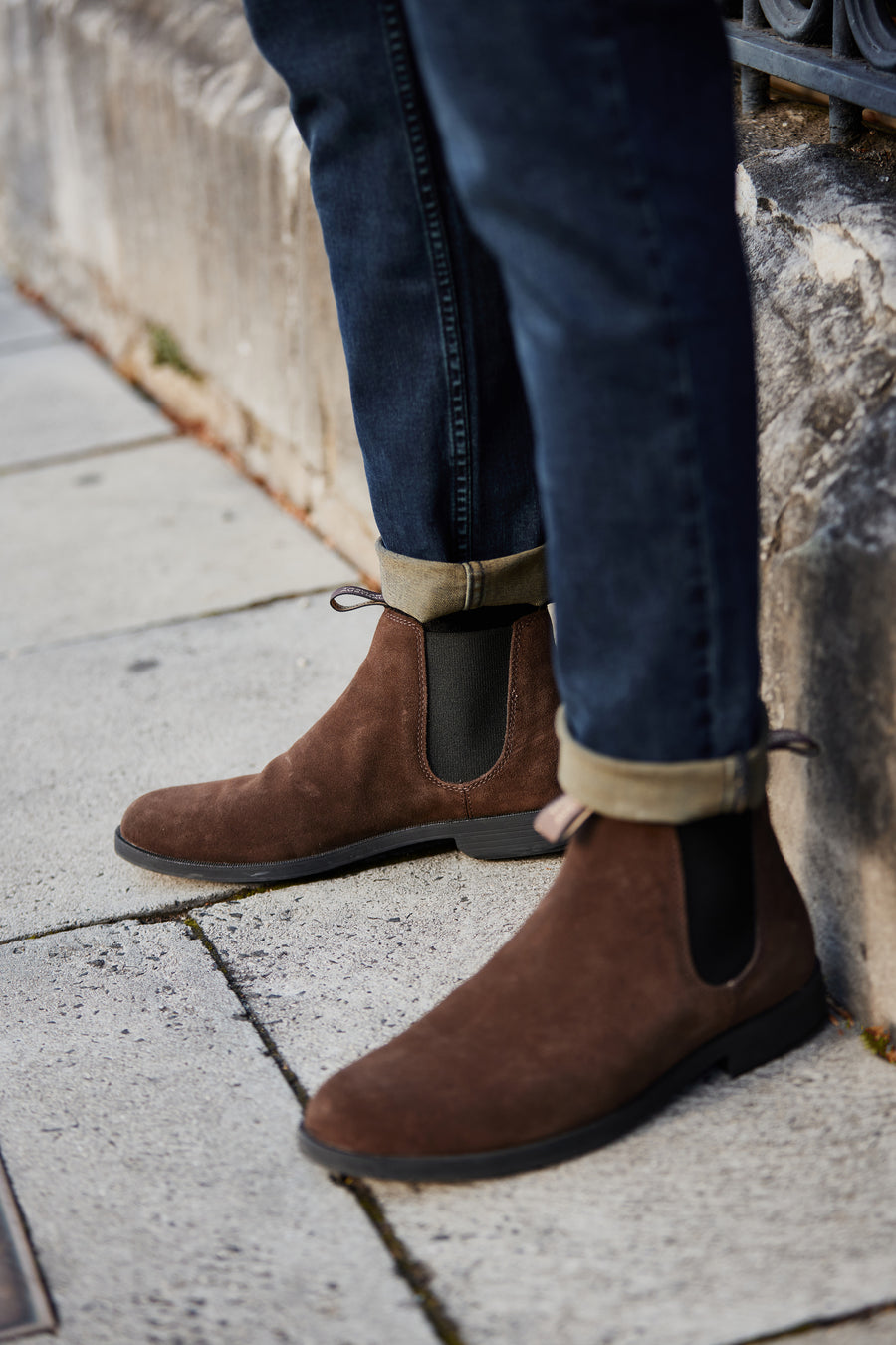 Blundstone Ankle Boot 2391, Brown Suede (Herre)