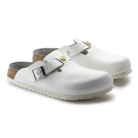 Birkenstock Boston ESD NL, White (Unisex)