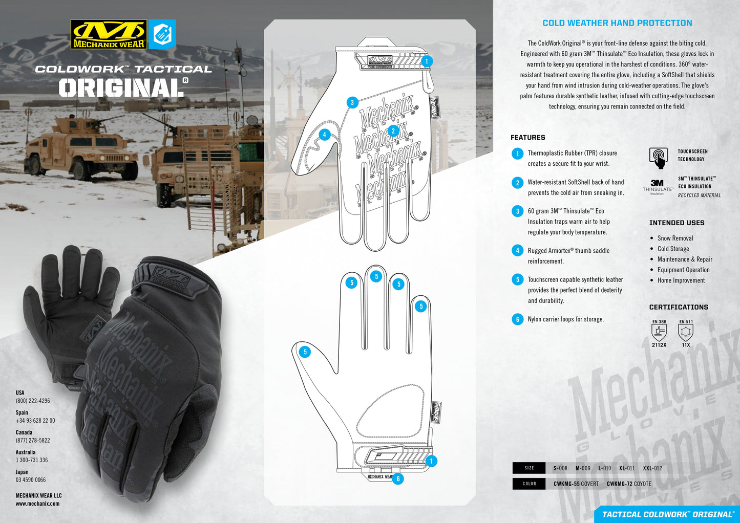 Mechanix Tactical ColdWork™ Original® - Covert