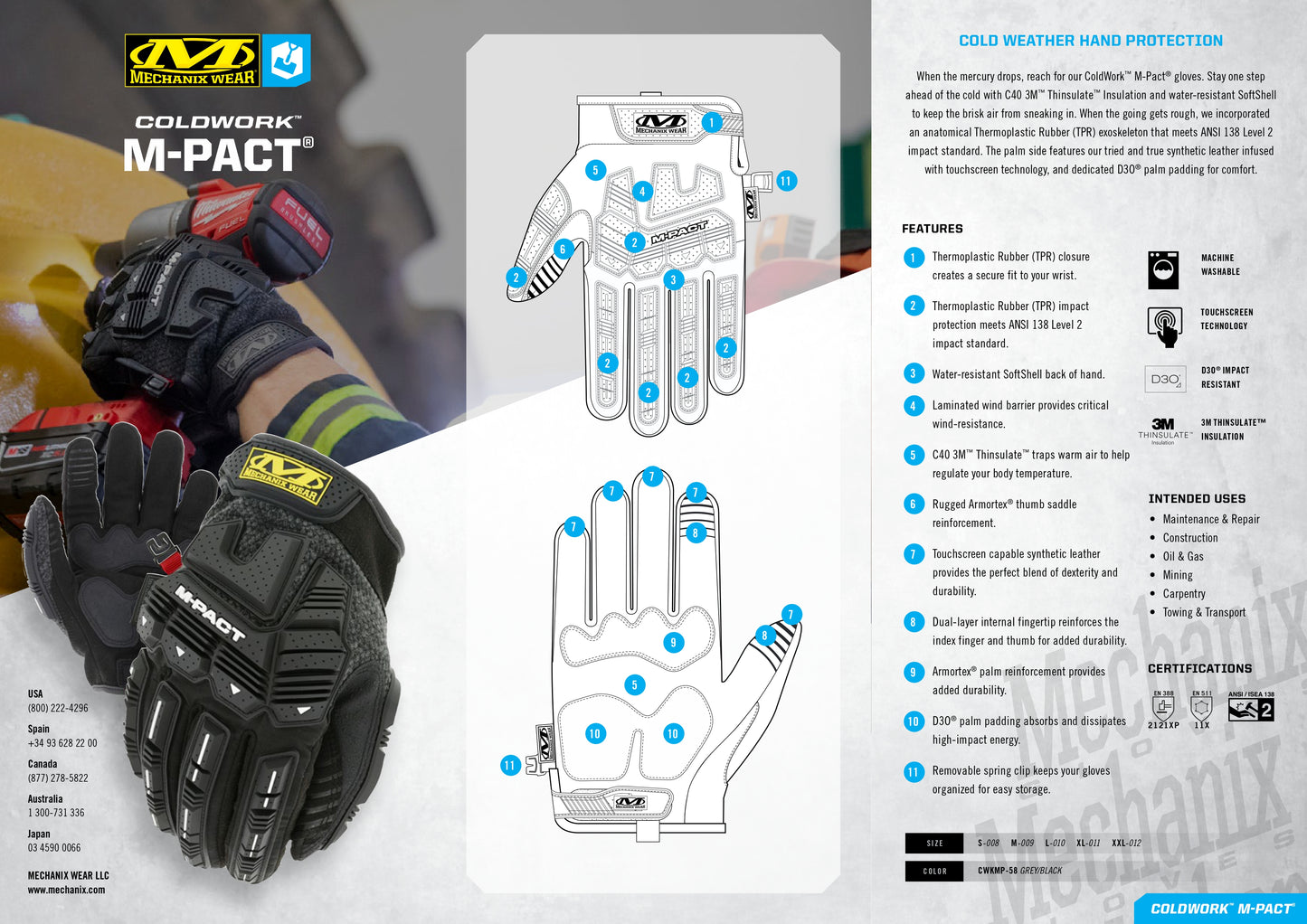 Mechanix Coldwork™ M-Pact®