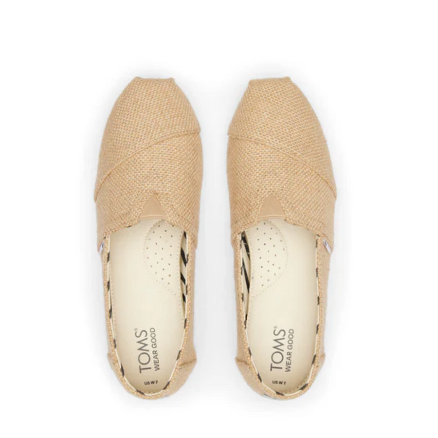 Toms Alpargata Natural Undyed Heritage Canvas (Dame)