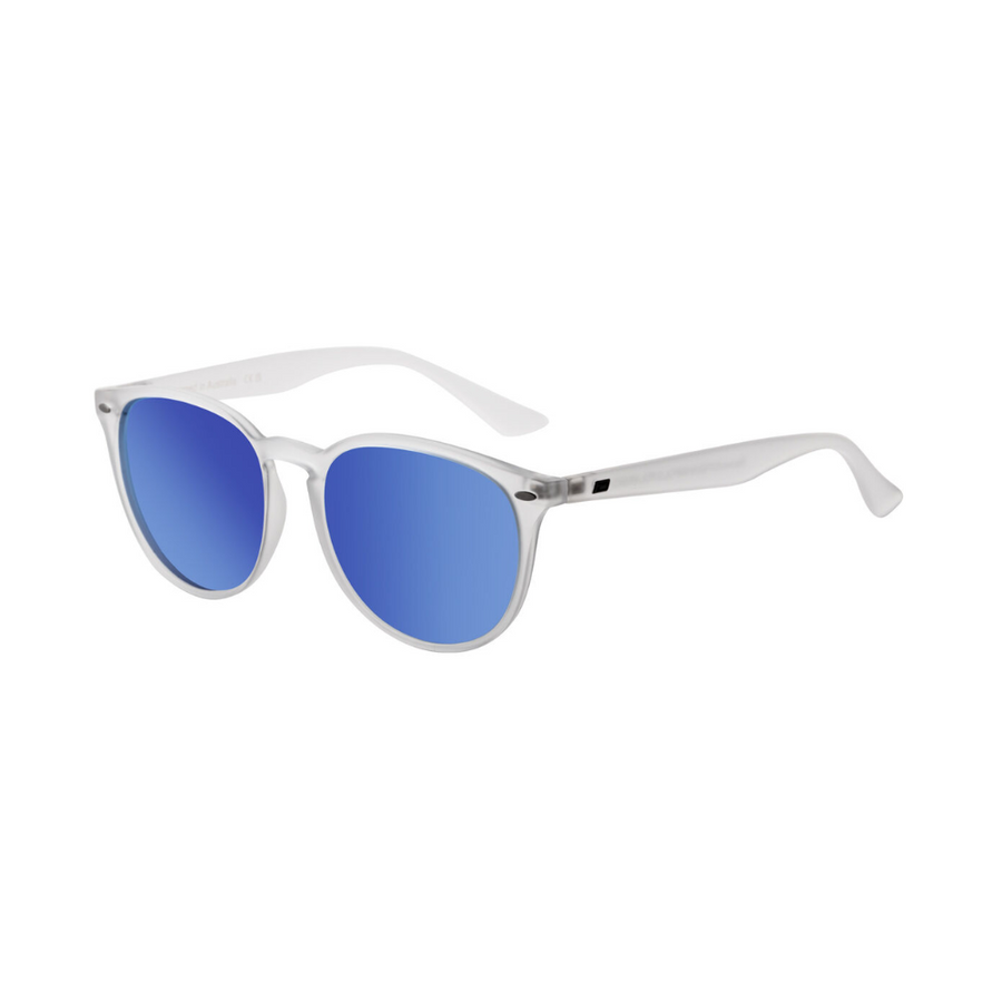 Dirty Dog Racoon - Satin Crystal Grey/Ice Blue Mirror Pol