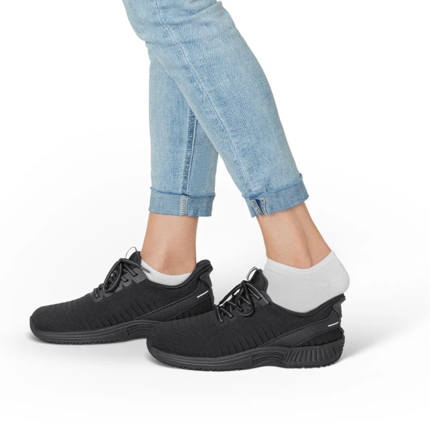 Orthofeet Kita Black/Black Wide (Dame)