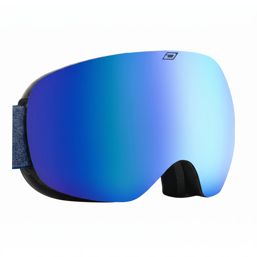 Dirty Dog Goggle Omen Black Grey/Blue Fushion Mirror