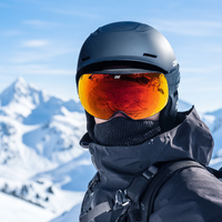 Dirty Dog Goggle Omen Black with Red Fusion Mirror Lens