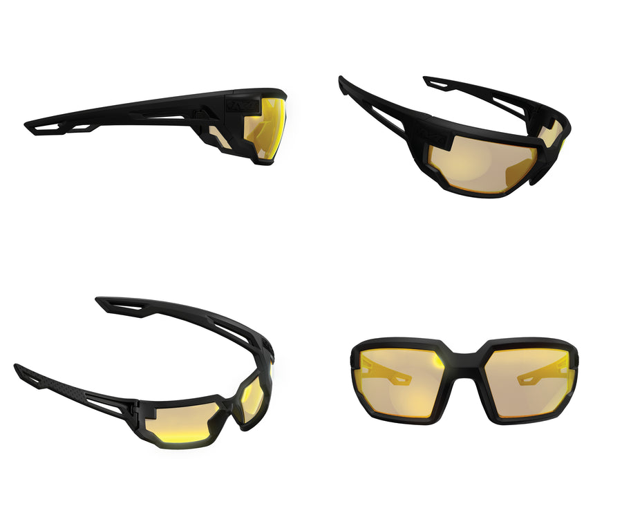 Mechanix Tactical Type-X | Black Frame | Amber Lens