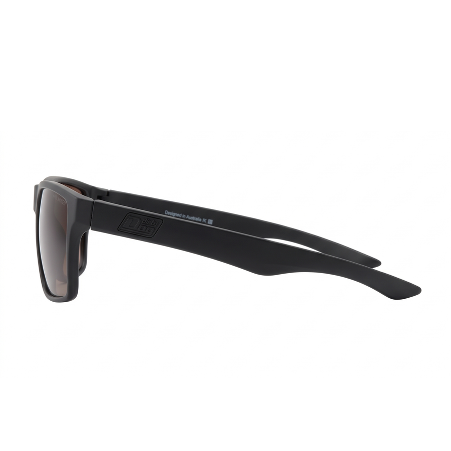 Dirty Dog Vendetta Satin Black-Brown Polarised