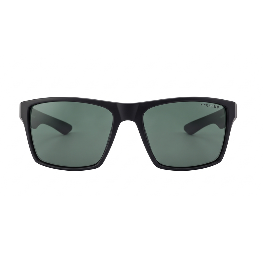Dirty Dog Vendetta Satin Black Green Polarised